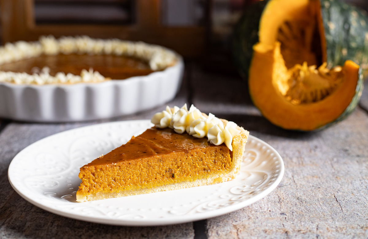 Pumpkin pie — American pumpkin tart