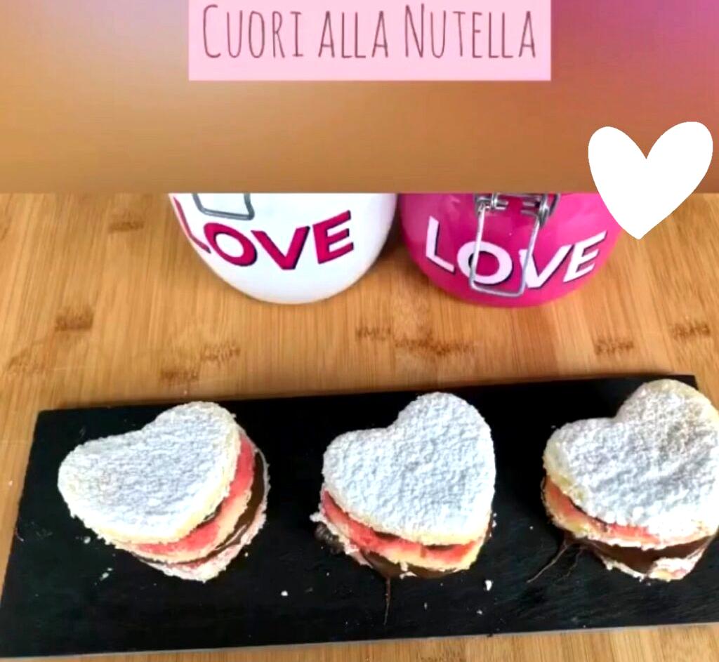 Quick Nutella Hearts easy and delicious Valentine's Day sweets