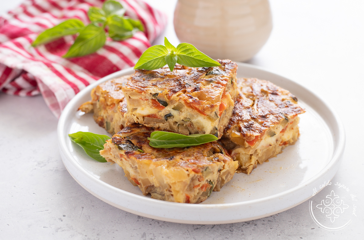 Frittata with Mixed Vegetables – Fridge-Cleanout Recipe