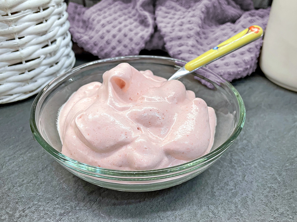 Strawberry and Banana BIMBY Mousse