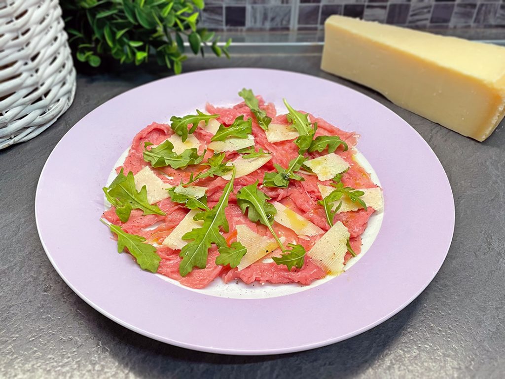 Beef Carpaccio with Arugula and Parmesan
