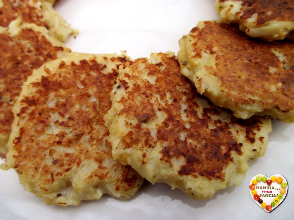 Non-Fried Cauliflower Fritters, Eat Without Belly