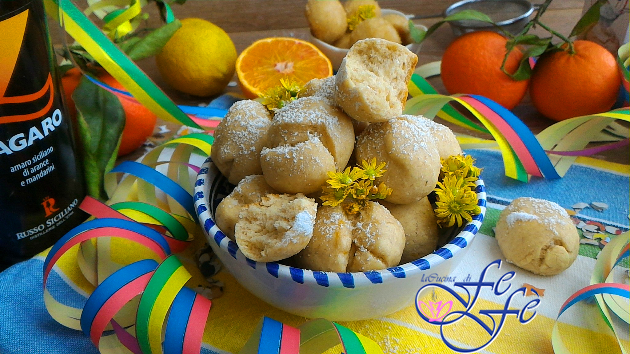 RICOTTA AND ORANGE CASTAGNOLE (Baked Recipe)