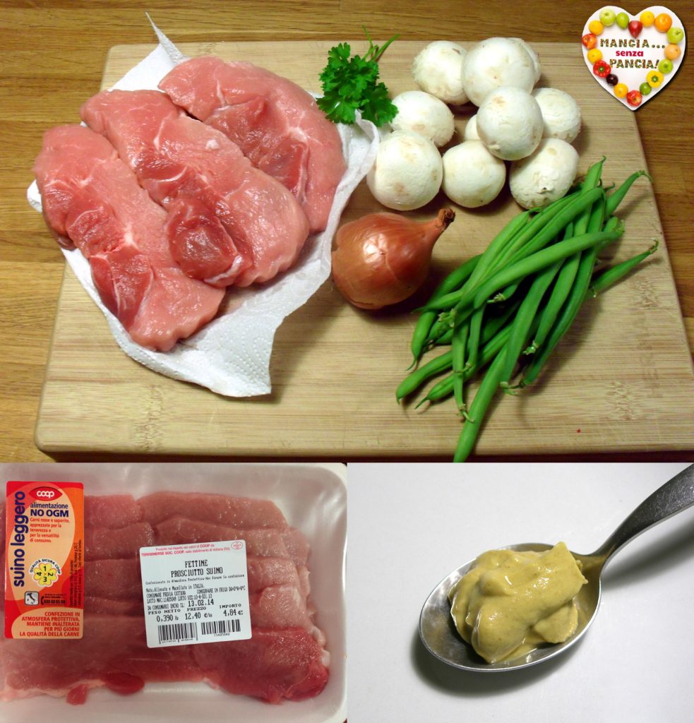 Pork with Mushrooms, Eat without Belly