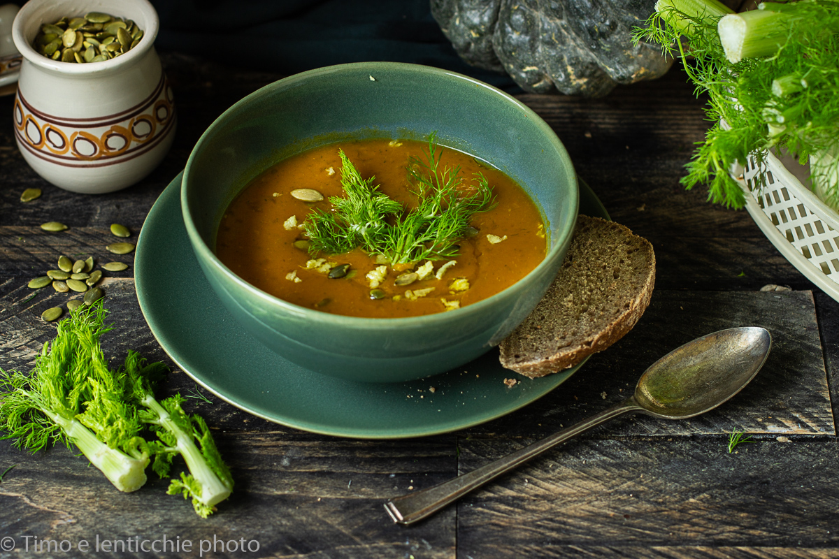Creamy Soup with Fennel Fronds