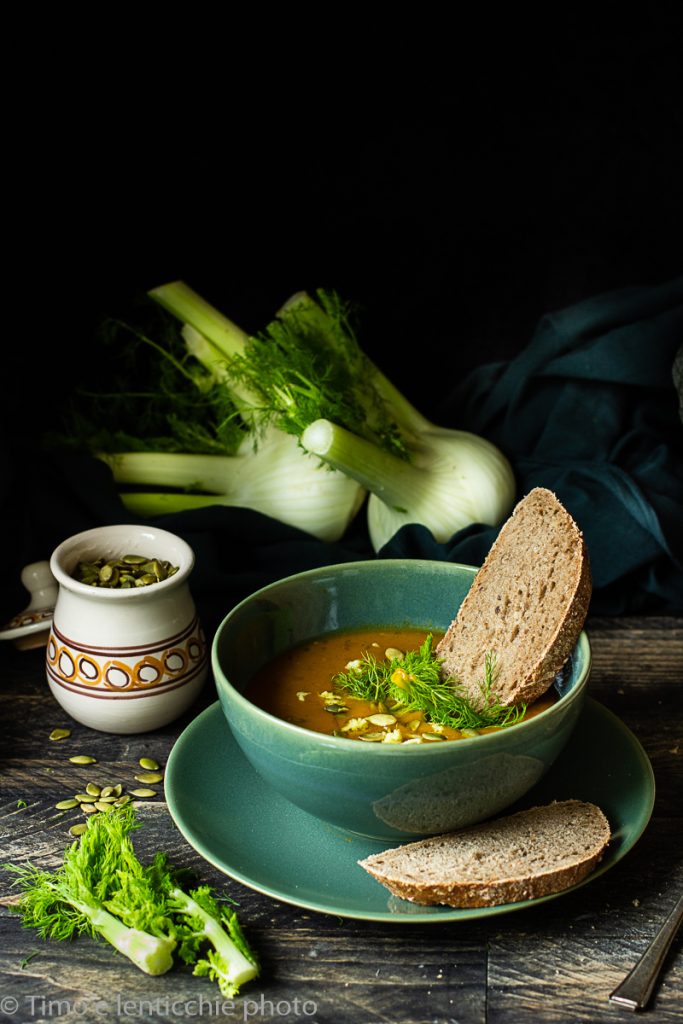 Creamy Soup with Fennel Fronds