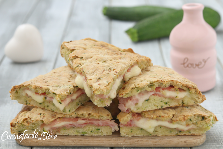 Quick Zucchini Focaccia