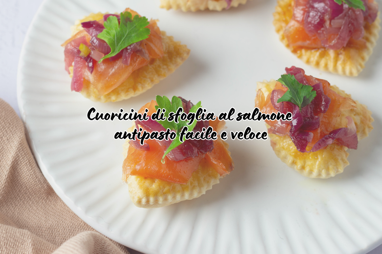 Salmon Puff Pastry Hearts: Easy and Quick Appetizer