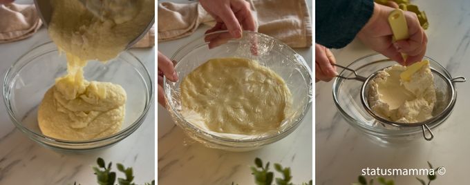 Step-by-step Carnival Migliaccio Preparation