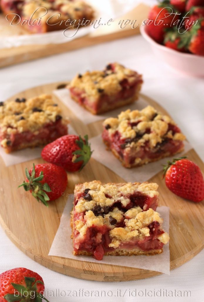 Strawberry Crumble Squares
