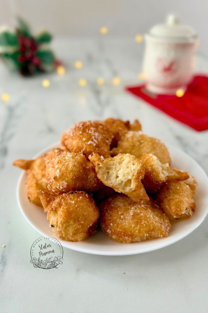 Super soft Immaculate Conception fritters