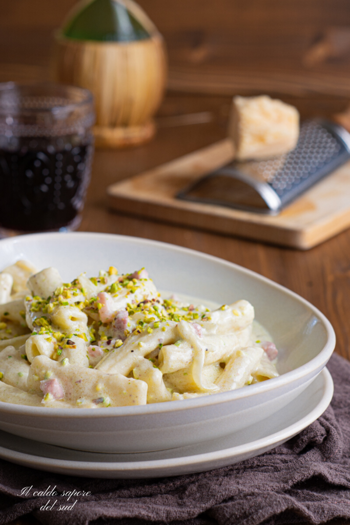 Pistachio pasta Sicilian recipe