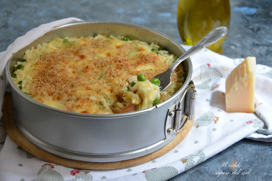 Rice Cake with Leftover Risotto