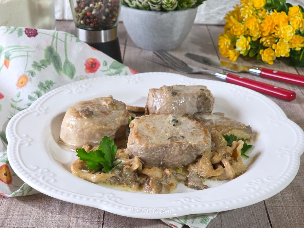 Creamy Pork Tenderloin with Mushrooms