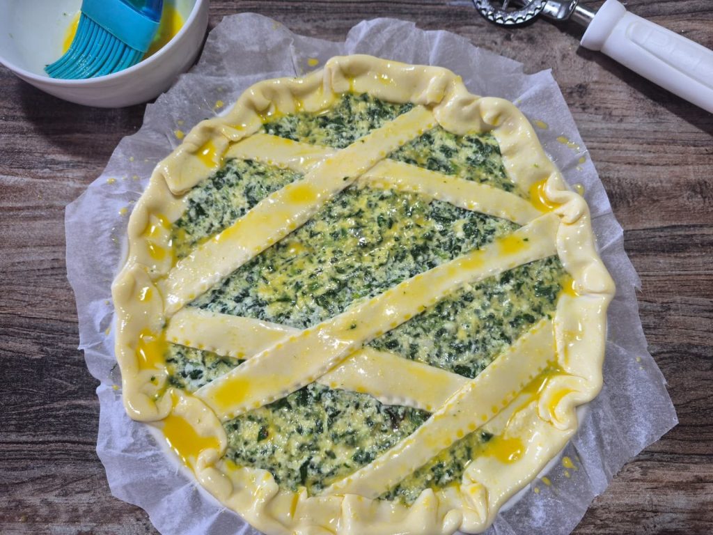 Quick Spinach Savory Pie
