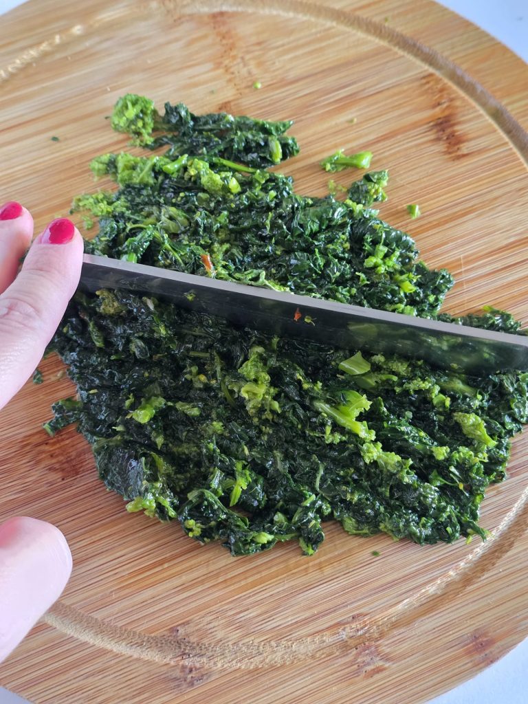 Zeppoline with rapini