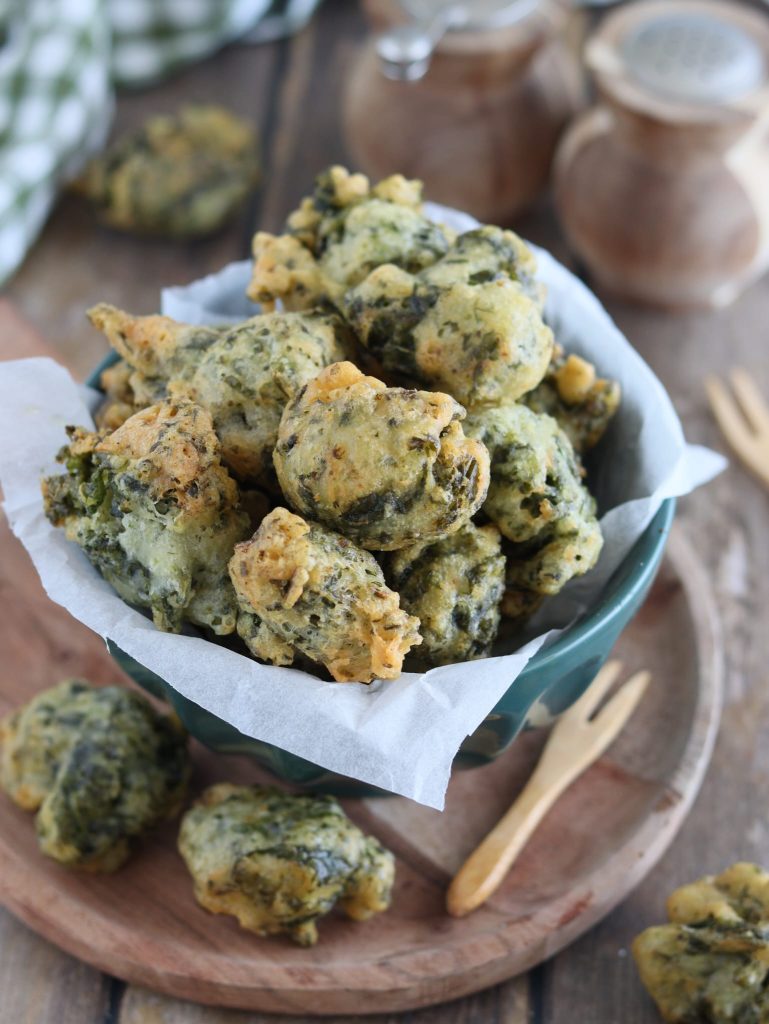 Zeppoline with rapini