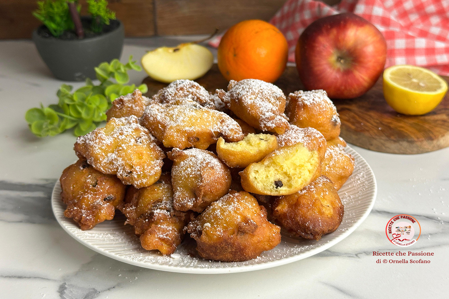 Super Soft Spoon Apple and Orange Fritters in Minutes