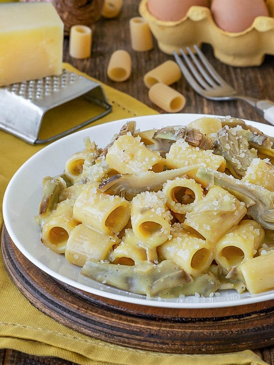 Artichoke Carbonara