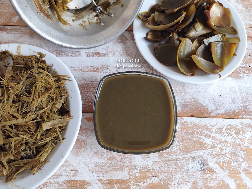 Artichoke Cream Soup with Scraps