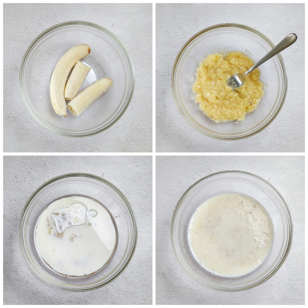 banana loaf with Kinder bars