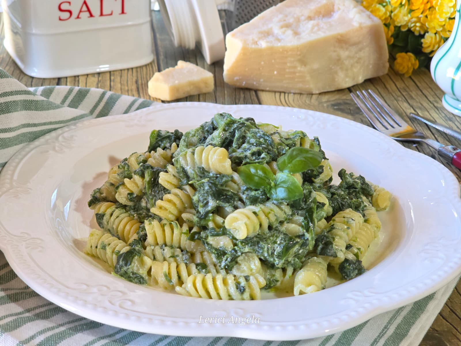 Ricotta and Spinach Pasta