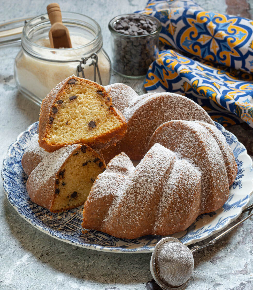 Coconut and Chocolate Bundt Cake