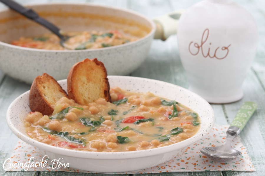 Chickpea and Spinach Soup