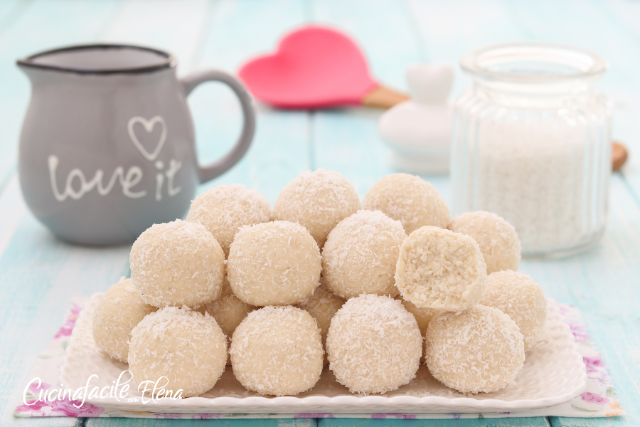 Coconut and White Chocolate Truffles