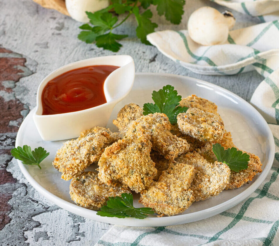 Crispy Oven-Baked Mushrooms