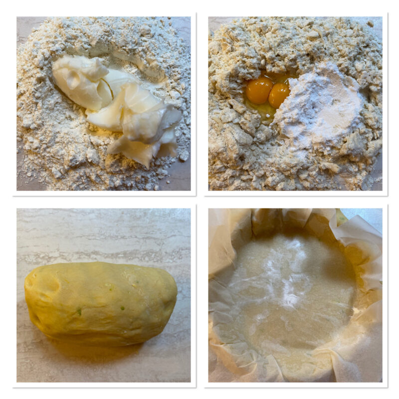 Traditional Neapolitan pastiera recipe with precooked wheat