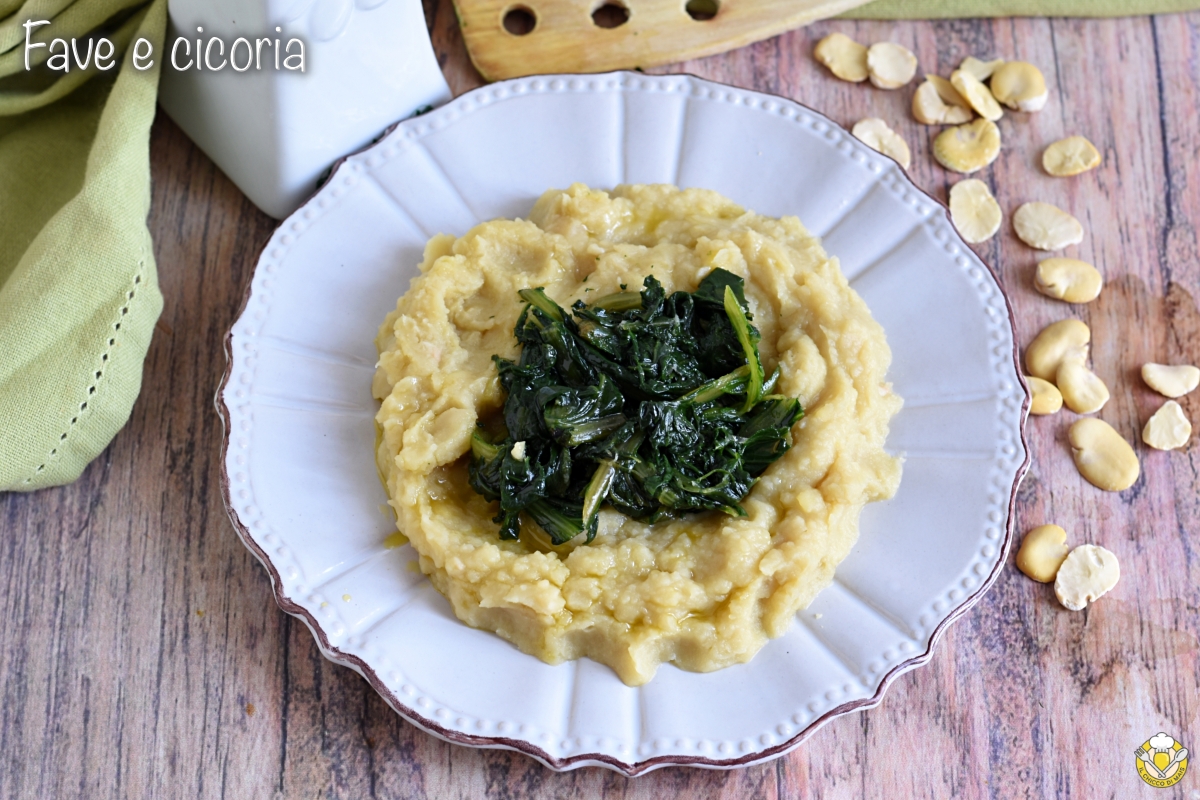 Fava Beans and Chicory Pugliese Style