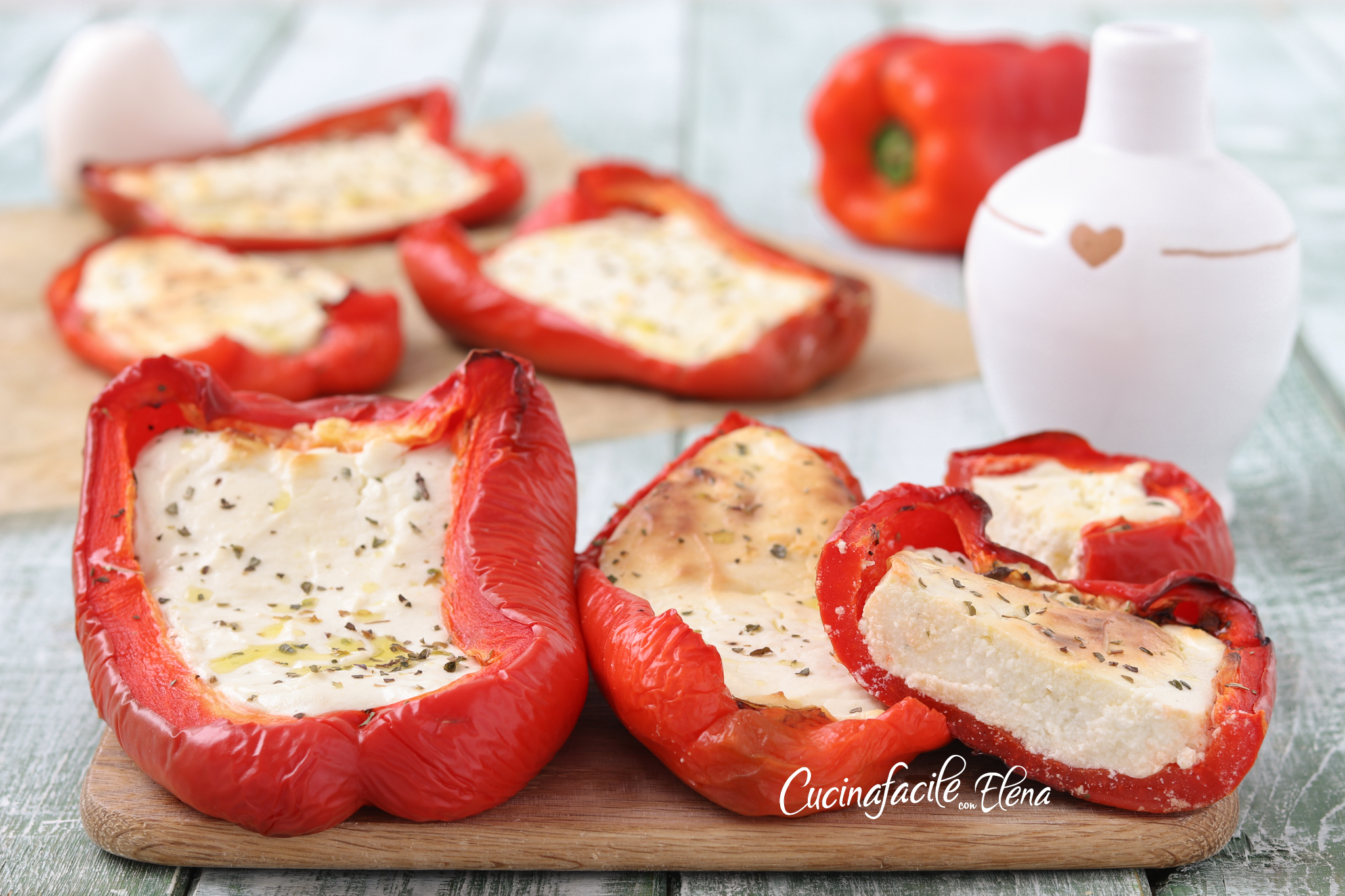 Feta Stuffed Peppers