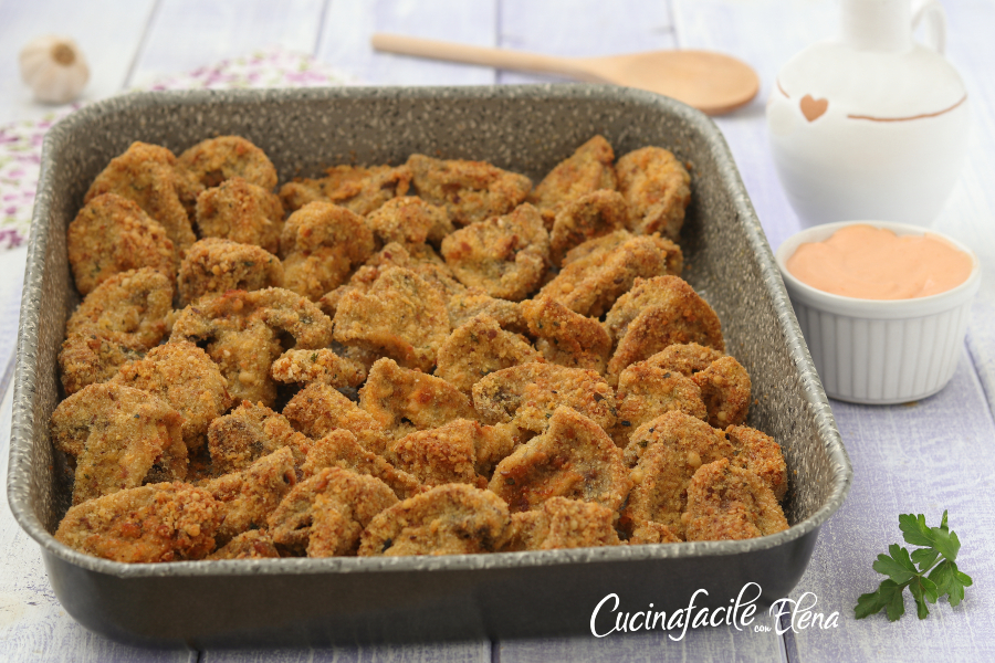 Golden Baked Mushrooms