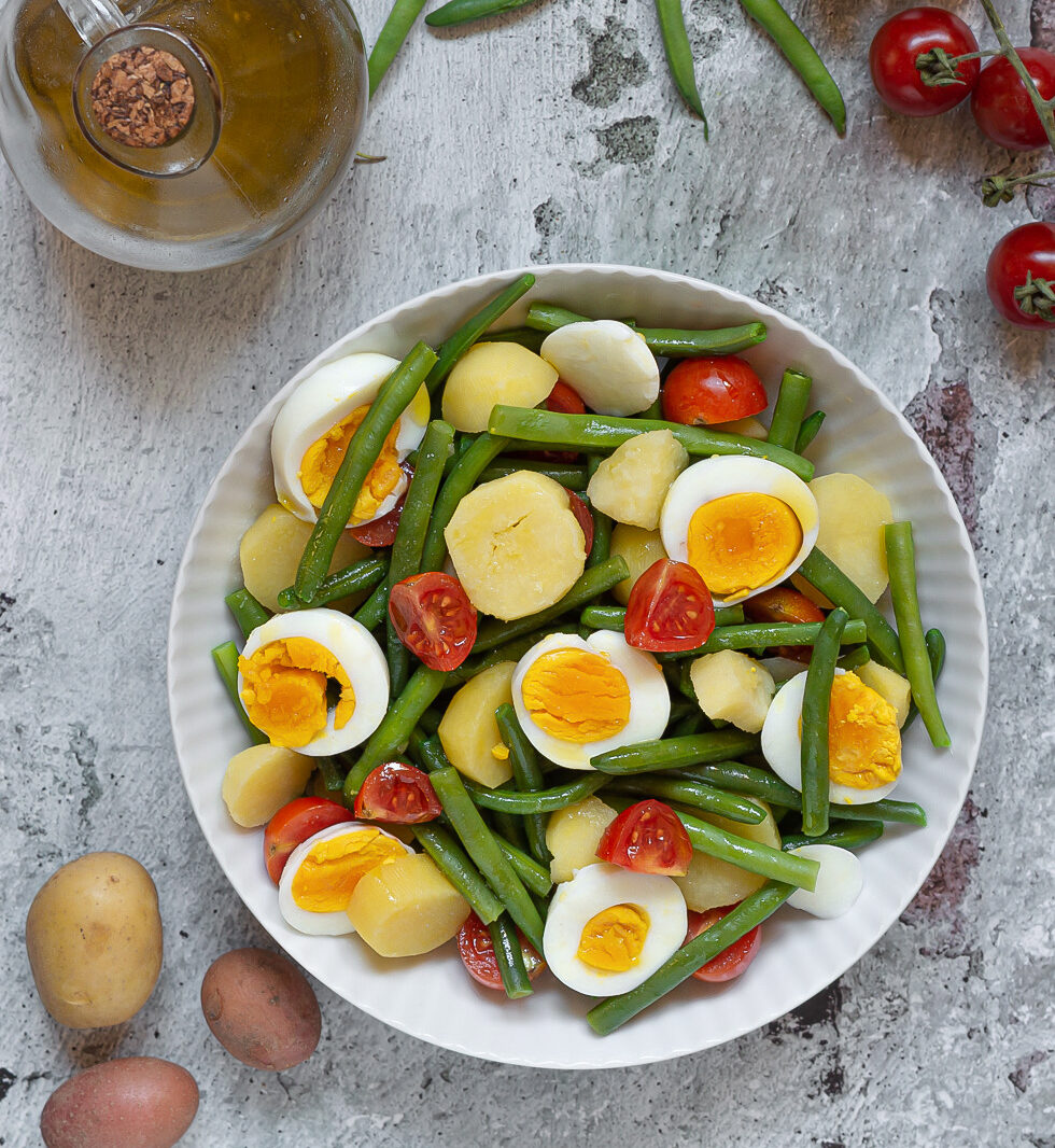 Green Bean, Potato and Egg Salad