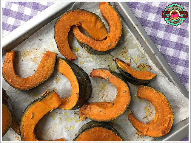Oven-Baked Pumpkin with Rosemary