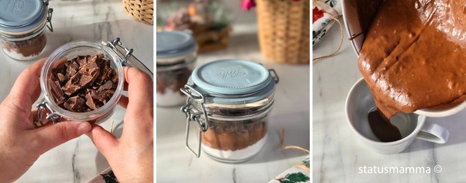 hot chocolate mix jar gift