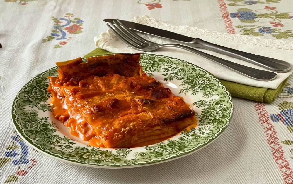 Lasagna with Cotechino Ragù