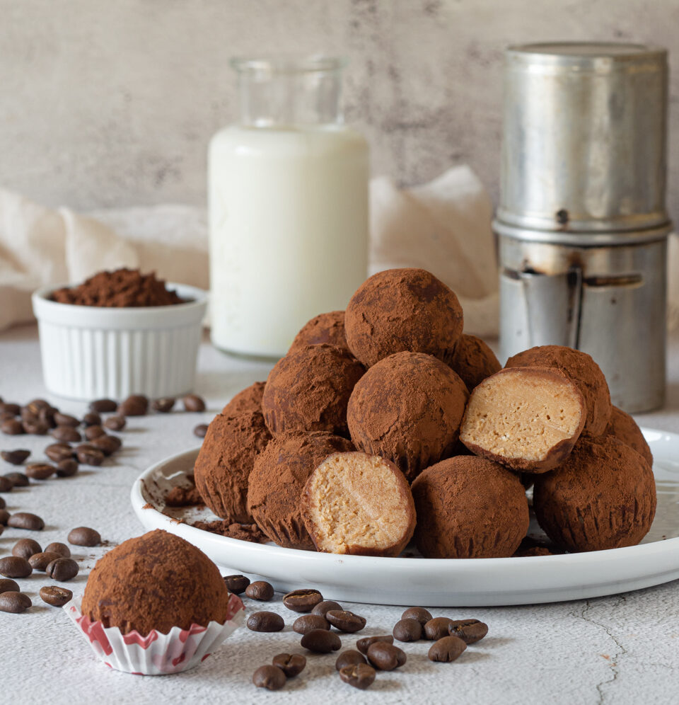 Mascarpone and Coffee Truffles