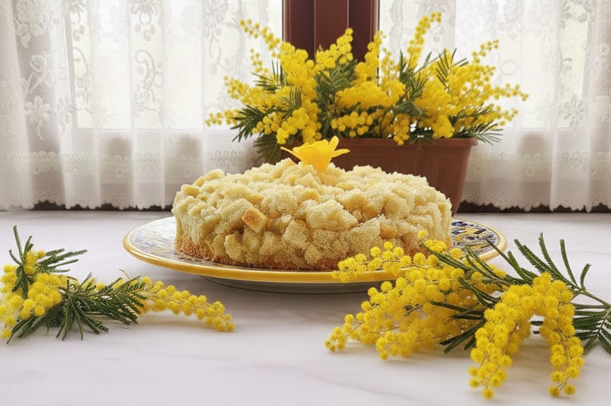 mimosa cake