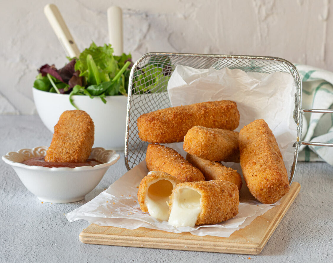 Melty Mozzarella Sticks
