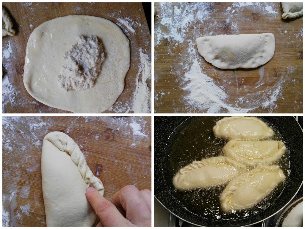 filling and sealing raviole