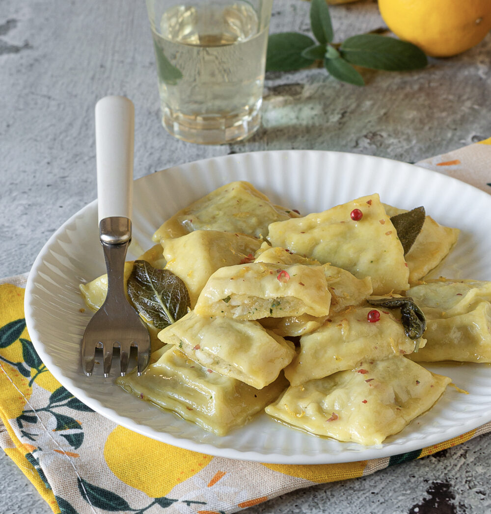 Shrimp and Potato Ravioli