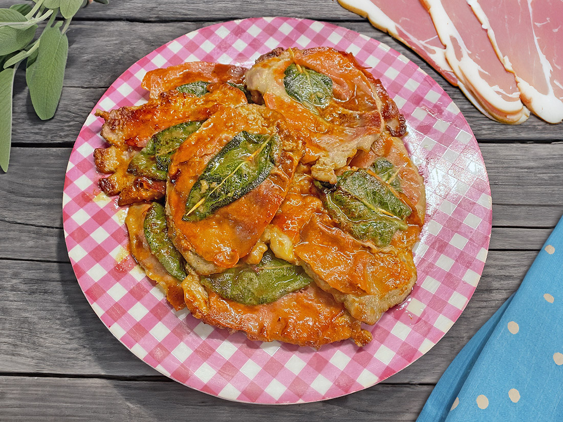 Roman-Style Pork Saltimbocca