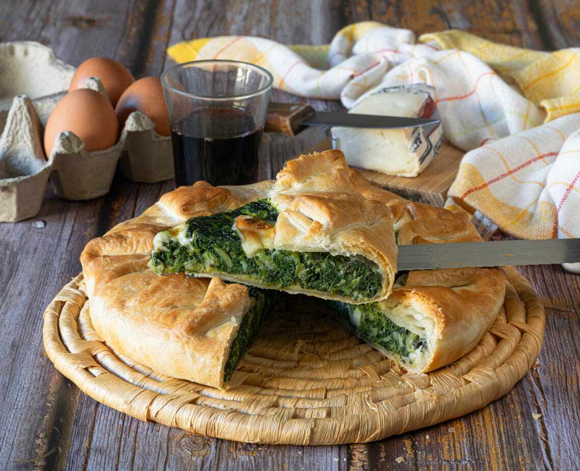 Savory Pie with Chard and Taleggio