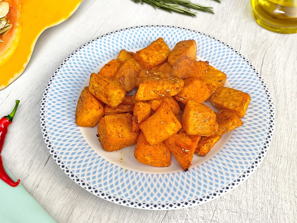 Spicy Pumpkin in Air Fryer