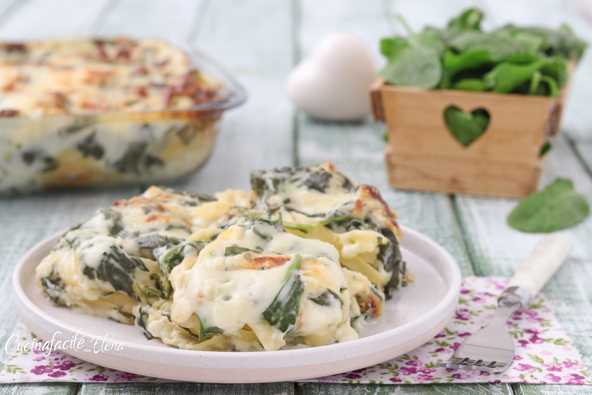 Spinach Tagliatelle Nests