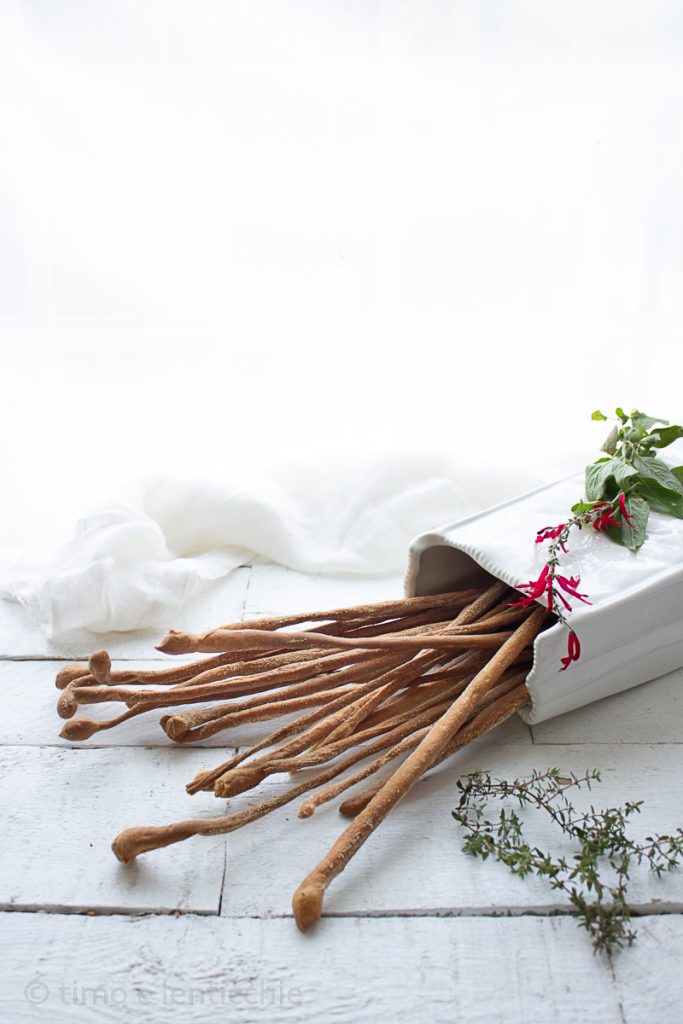 stretched herb breadsticks