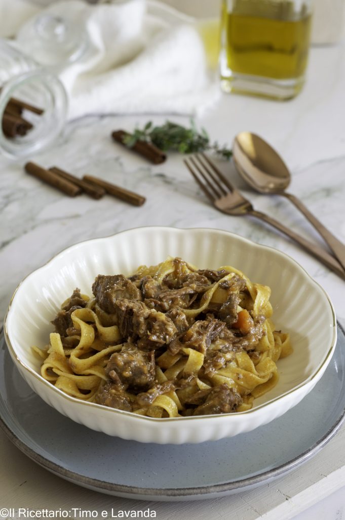 tagliatelle with wild boar