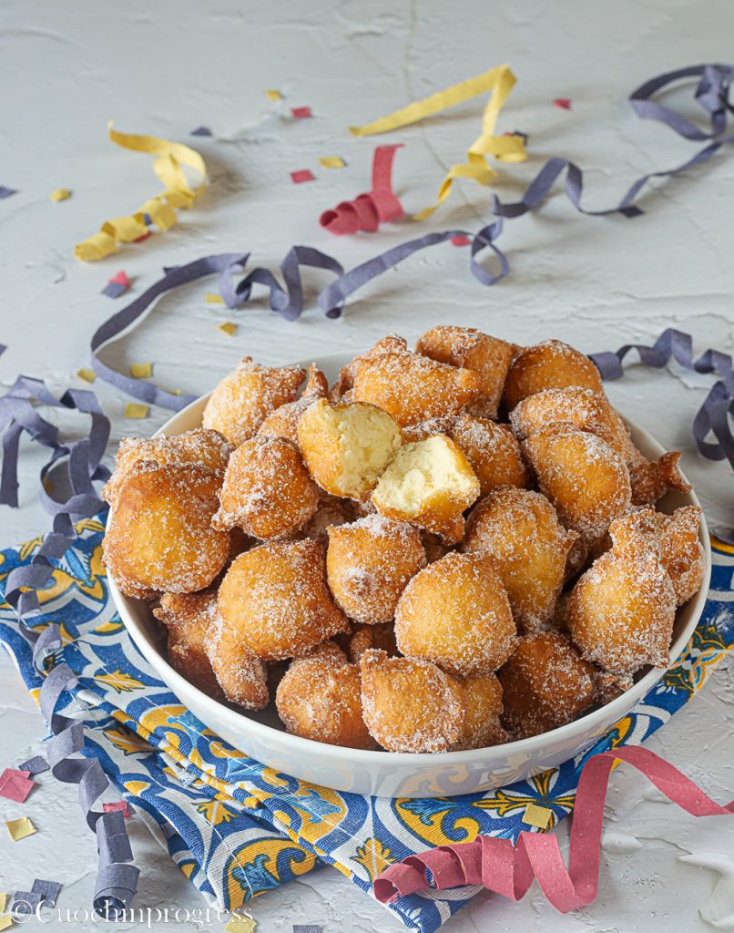 yogurt and orange castagnole